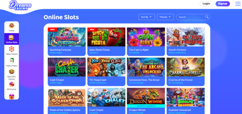 Dreams casino online