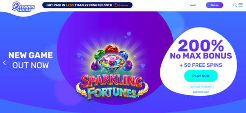 Dreams casino online